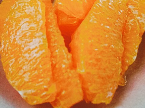 オレンジのとっても食べやすい切り方